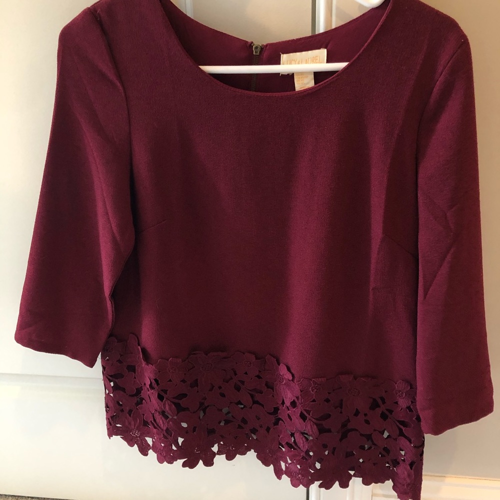 Lucy and Laurel crochet bottom top